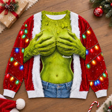 Load image into Gallery viewer, Merry Mischief: Unleash Your Holiday Spirit - Funny Sweatshirt, Personalized Gift for Her

