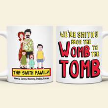 Load image into Gallery viewer, Personalized Cartoon Family Coffee Mug - Smith Family Edition Coffee Mug PopCulturePrints
