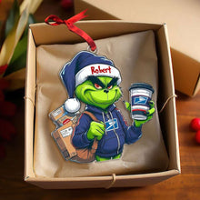 Load image into Gallery viewer, Personalized Christmas Ornament for Postal Workers - Holiday Cheer Deliverer Ornament PopCulturePrints
