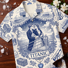 Load image into Gallery viewer, Romantic Toile de Jouy Hawaiian Shirt Personalized Gifts For Couple 02PGTA160726 Hawaiian Shirts PopCulturePrints

