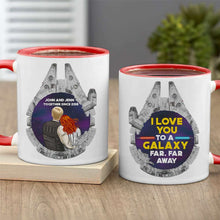 Load image into Gallery viewer, Galaxy Love Personalized Couple Mug Set - Perfect Valentine&#39;s Day Gifts and Anniversary Gift Coffee Mug PopCulturePrints

