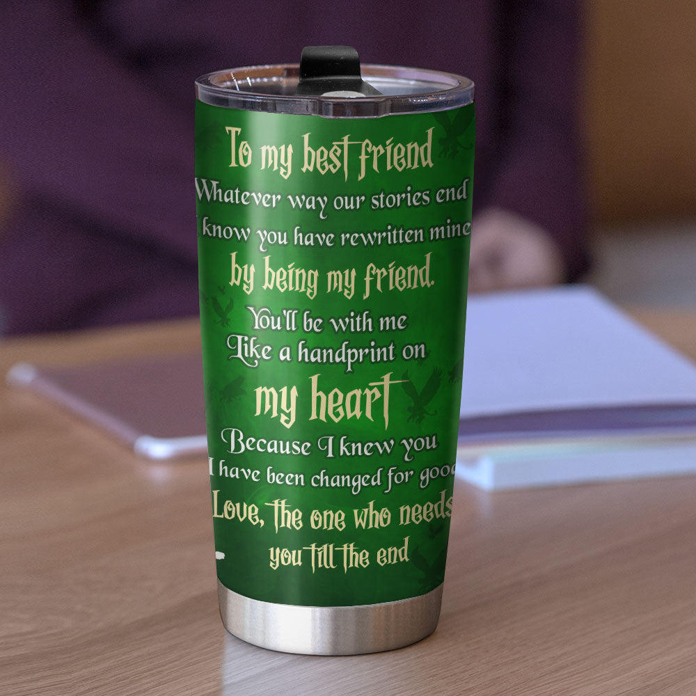 Personalized Wicked Friendship Tumbler - Good and Bad Witch Design Tumbler Cup PopCulturePrints