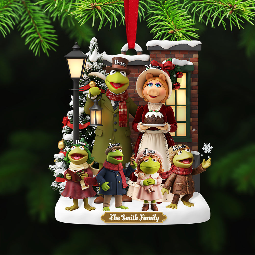 "Family is Everything" - Personalized Christmas Acrylic Ornament - Custom Gift for Everyone in the Family Ornament PopCulturePrints