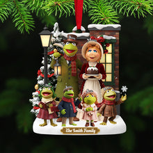 Load image into Gallery viewer, &quot;Family is Everything&quot; - Personalized Christmas Acrylic Ornament - Custom Gift for Everyone in the Family Ornament PopCulturePrints

