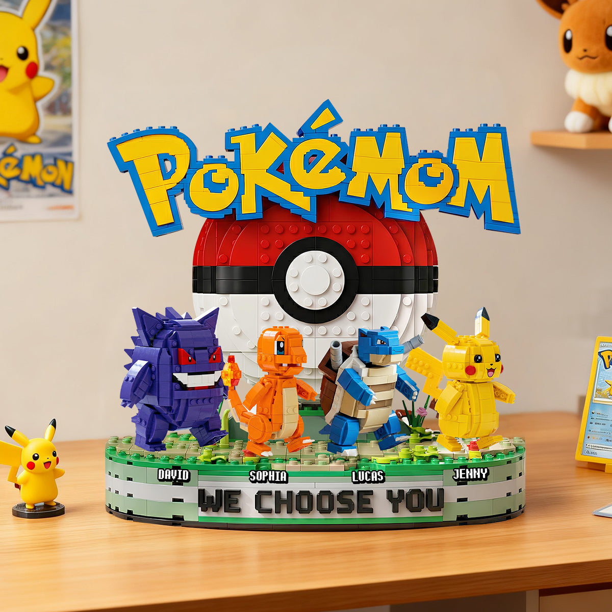 Mommy We Choose You - Personalized Acrylic Plaque Gift for Moms, Grandmas, and More Shaped Plaques PopCulturePrints