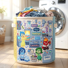 Load image into Gallery viewer, Colorful Emotions Laundry Basket - Personalized Gifts 01hatn180726 Laundry Basket PopCulturePrints

