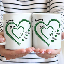 Load image into Gallery viewer, Love Knows No Bounds - Personalized Mug for Mom &amp; Grandma Mug PopCulturePrints
