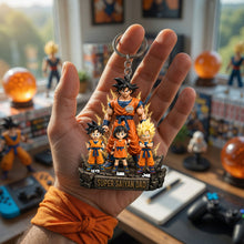 Load image into Gallery viewer, “Show Your Superpower: Perfect for Dads!” - Personalized Power Dad Acrylic Keychain - Gift for Dad, Grandpa Keychains PopCulturePrints
