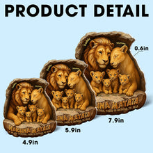 Load image into Gallery viewer, Happy Mother&#39;s Day - Personalized Elephant Family Plaque - Unique Gift for Mom &amp; Grandma Shaped Plaques PopCulturePrints
