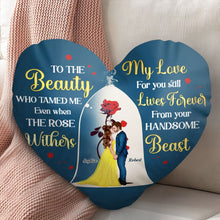 Load image into Gallery viewer, Everlasting Love Heart Pillow | Personalized Couple Gift | Valentine's Day Gifts Pillow PopCulturePrints
