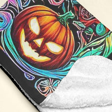 Load image into Gallery viewer, Welcome to Halloween - Personalized Blanket for Fans of Spooky Culture Blanket PopCulturePrints
