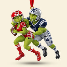 Load image into Gallery viewer, "Celebrate Your Love with Furry Mischief!" - Personalized Acrylic Ornament for Sporty Couples - Perfect Gift for Couples, Friends, and Family
