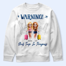 Load image into Gallery viewer, Girls Trip Cheaper Than Therapy - Personalized T-Shirt T-shirt PopCulturePrints
