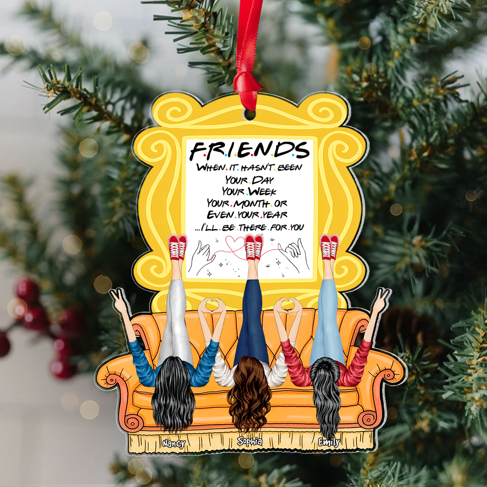 Personalized Best Friends Ornament - I'll Be There Ornament PopCulturePrints
