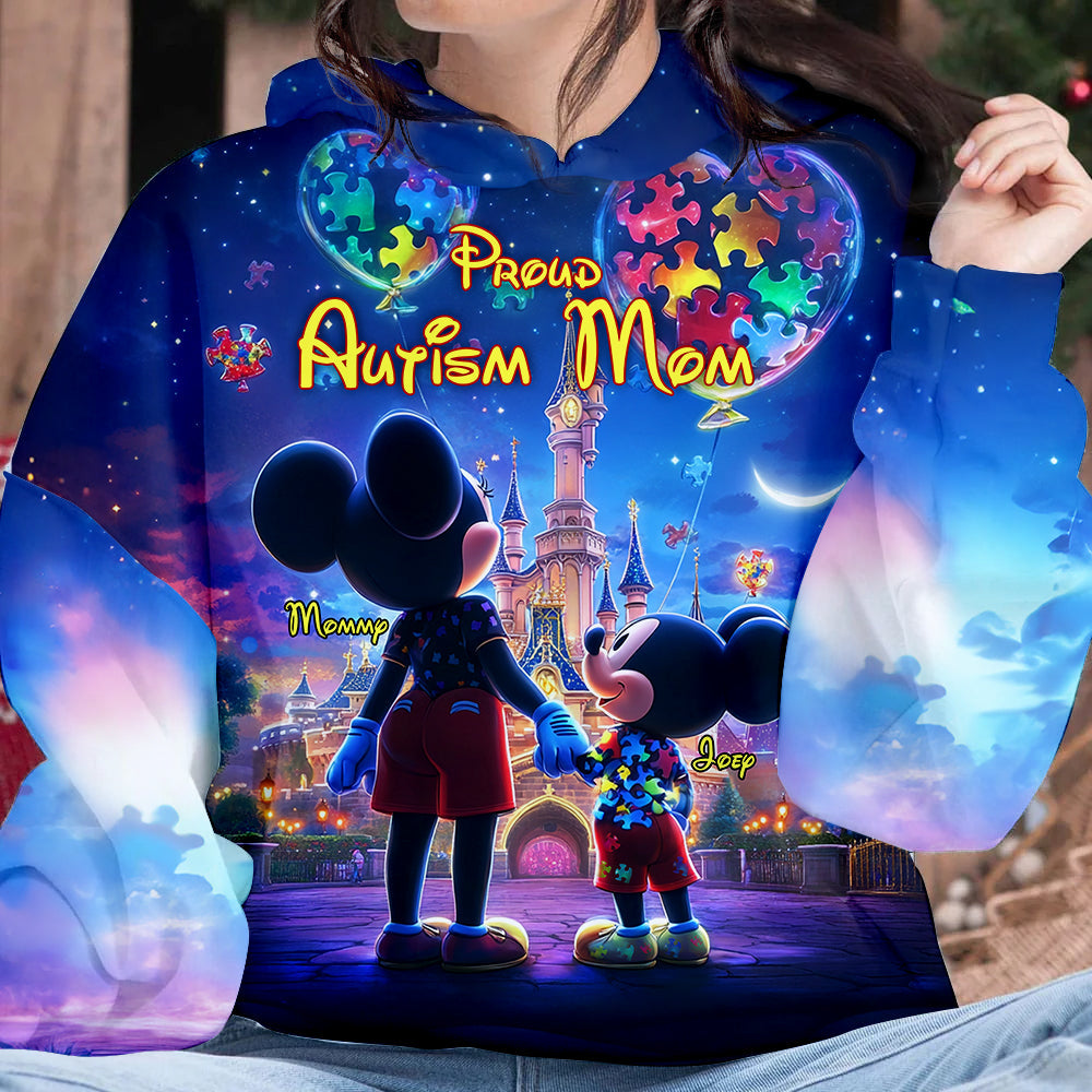 “Proud Autism Mom” - Personalized 3D Shirt for Special Moms AOP Products PopCulturePrints
