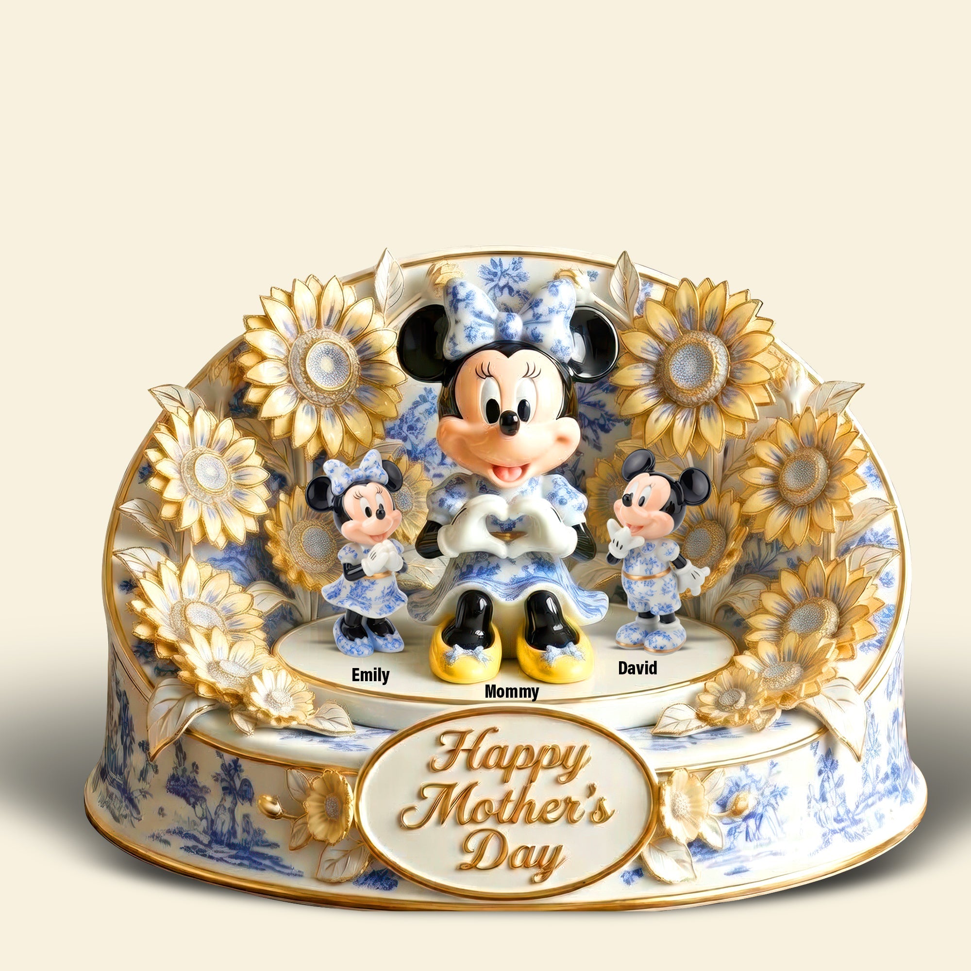 "Celebrate Love with Our Unique Design - Personalized Acrylic Plaque - Gift for Mom, Grandma, and More!" Shaped Plaques PopCulturePrints