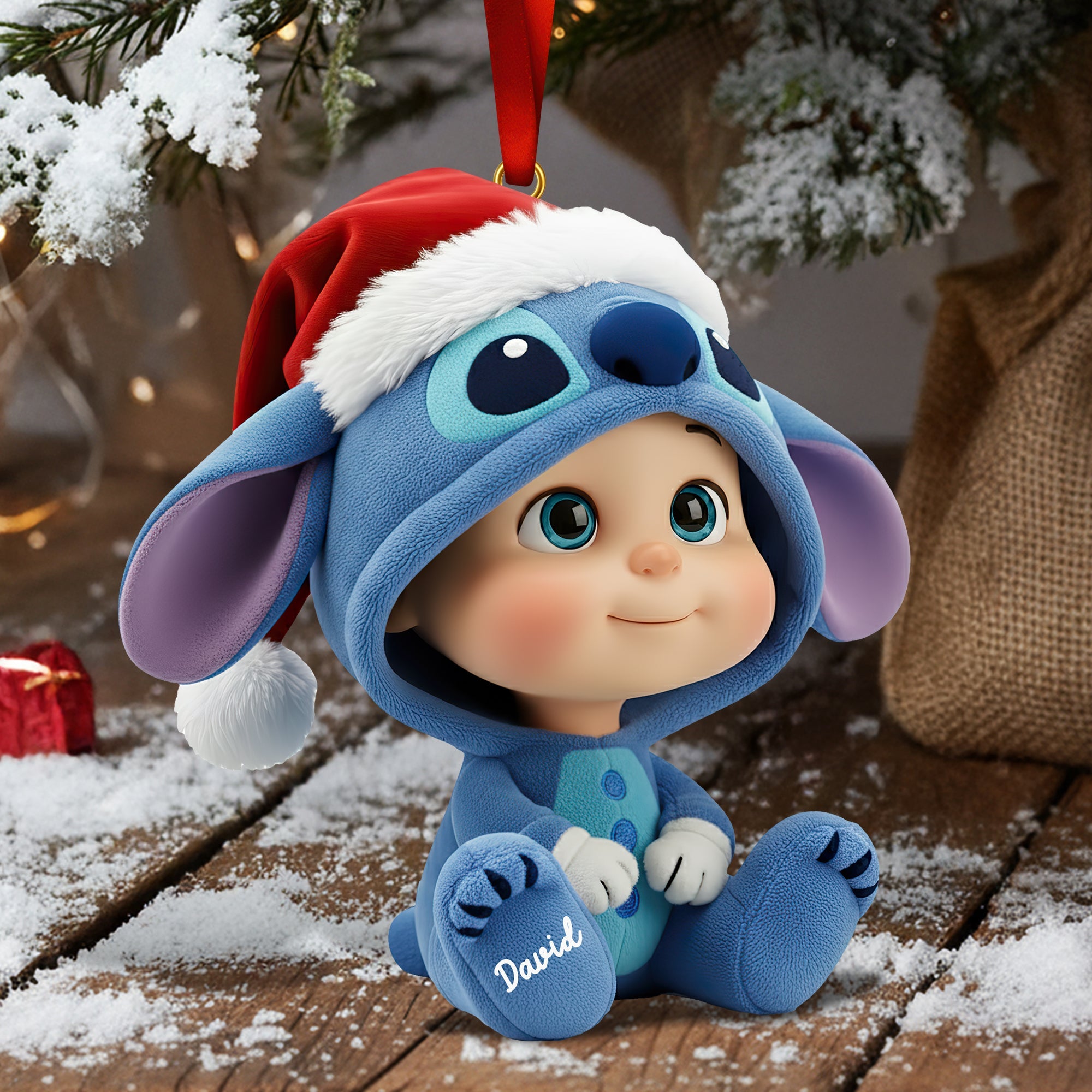 Cute Characters Acrylic Ornament - Personalized Christmas Gift for Everyone Ornament PopCulturePrints