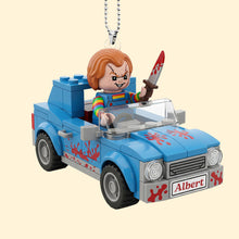 Load image into Gallery viewer, “Rev Up Your Horror Spirit” - Spooky Ride Car Ornament - Personalized Gifts for Horror Movie Fans Ornament PopCulturePrints
