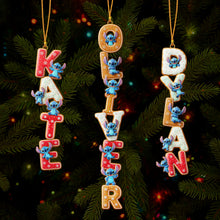 Load image into Gallery viewer, Celebrate the Holidays with Personal Touch - Gingerbread Custom Name Alphabet Ornament - Perfect Personalized Gift for Friends, Family, and Kids Ornament PopCulturePrints
