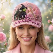 Load image into Gallery viewer, In October We Wear Pink - Customizable Pink Spell Strength Classic Cap Caps PopCulturePrints
