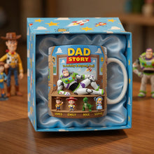 Load image into Gallery viewer, To Infinity &amp; Beyond, Dad! - Funny Astronaut Dad Heat Changing Mug - Personalized Gift for Dads, Grandpas, and More Coffee Mug PopCulturePrints
