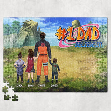 Load image into Gallery viewer, #1 Dad Believe It! Personalized Jigsaw Puzzle - Perfect Custom Gift for Dad
