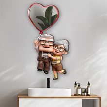 Load image into Gallery viewer, Forever Together - Personalized Couple Wall Hanging Mirror Mirror PopCulturePrints
