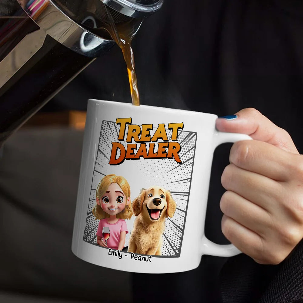 Treat Dealer Mug - Personalized Gift for Dog Lovers Mug PopCulturePrints