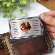 Load image into Gallery viewer, Custom Photo Wallet Card for Couples | Meaningful Personalized Valentine's Day Gifts Wallet Card PopCulturePrints
