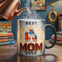 Load image into Gallery viewer, Best Mom Ever - Superhero Magic Ceramic Coffee Mug - Personalized Gift for Mom and Grandma Coffee Mug PopCulturePrints
