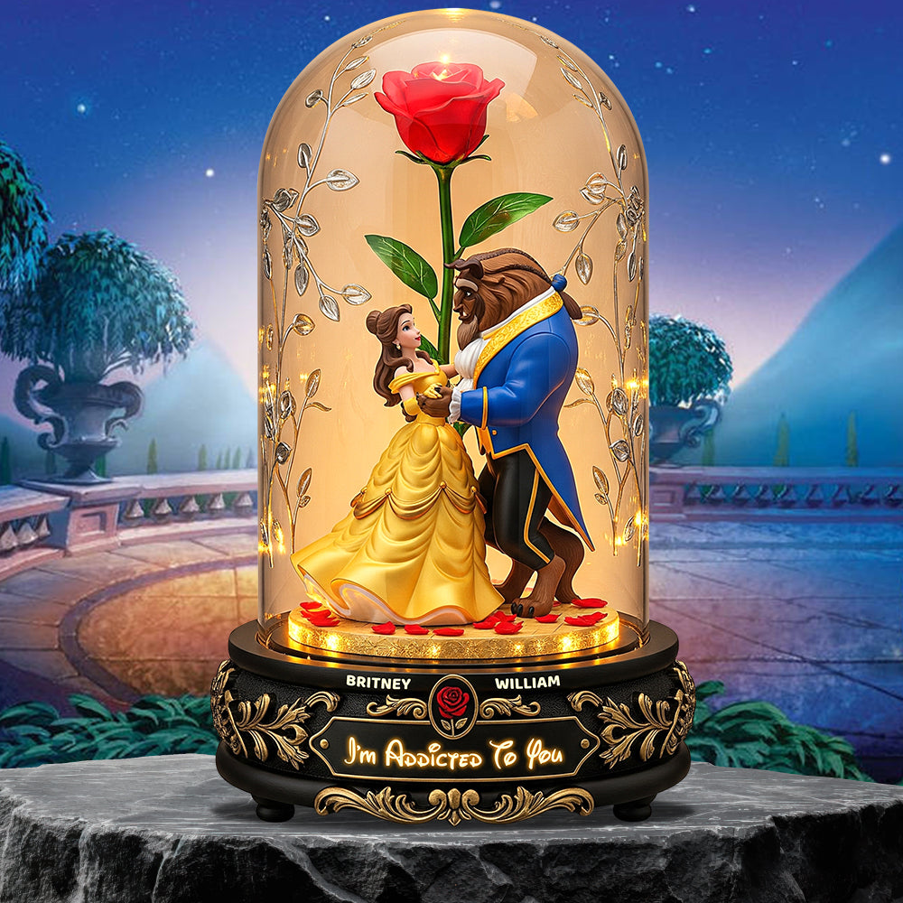 Forever Love Couple Acrylic Plaque - Personalized Gifts for Couples Shaped Plaques PopCulturePrints