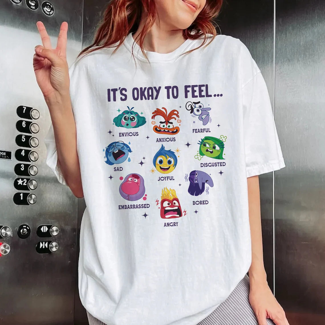 It's Okay to Feel - Emotions Graphic T-Shirt