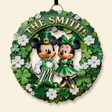 Load image into Gallery viewer, Celebrate Love and Luck: St Patrick's Day Couple Wood Sign - Personalized Family Gift Wood Sign PopCulturePrints
