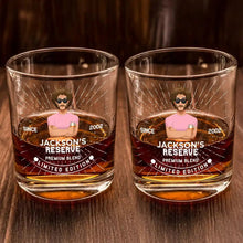 Load image into Gallery viewer, “Celebrate Memories with Every Sip” - Personalized Whiskey Glass - A Perfect Gift for Dads, Fathers, and Whiskey Lovers Whiskey Glass PopCulturePrints
