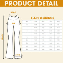 Load image into Gallery viewer, “Embrace the Enchantment!” Personalized Enchanted Witch Flare Leggings - Custom Gift for Halloween Enthusiasts
