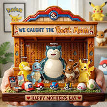 Load image into Gallery viewer, We Caught The Best Mom - Personalized Magic Mom Acrylic Plaque Shaped Plaques PopCulturePrints
