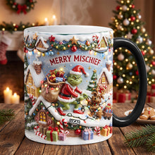 Load image into Gallery viewer, Merry Mischief: A Cheerful Christmas Coffee Mug - Personalized Gift for Friends &amp; Family
