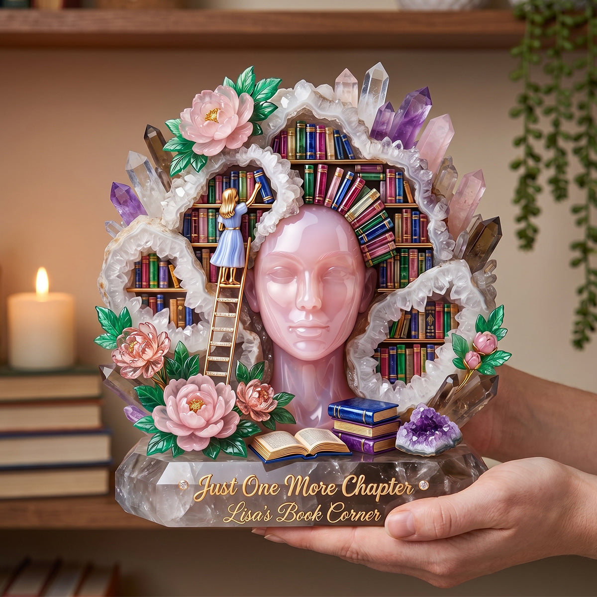 Just One More Chapter - Personalized Acrylic Plaque for Book Lovers