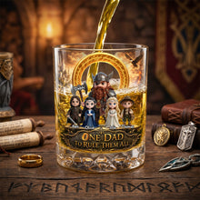 Load image into Gallery viewer, One Dad To Rule Them All - Personalized Glass Mug for Father's Day Glass PopCulturePrints
