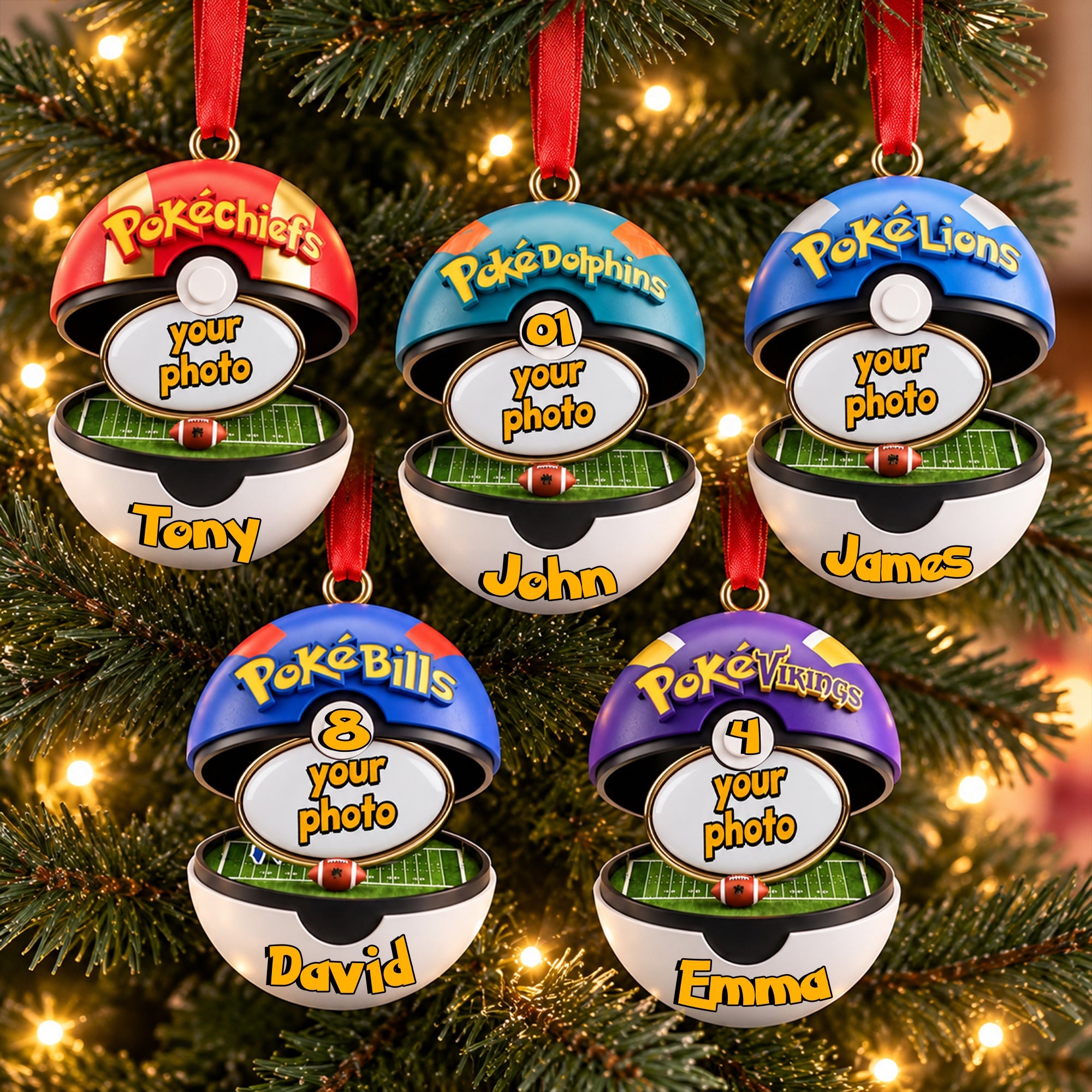 Capture the Spirit of Sport - Creature Catcher Ornament, Personalized Gift for Sports Lovers