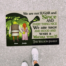 Load image into Gallery viewer, Personalized Shrek-Inspired Family Door Mat Doormat PopCulturePrints
