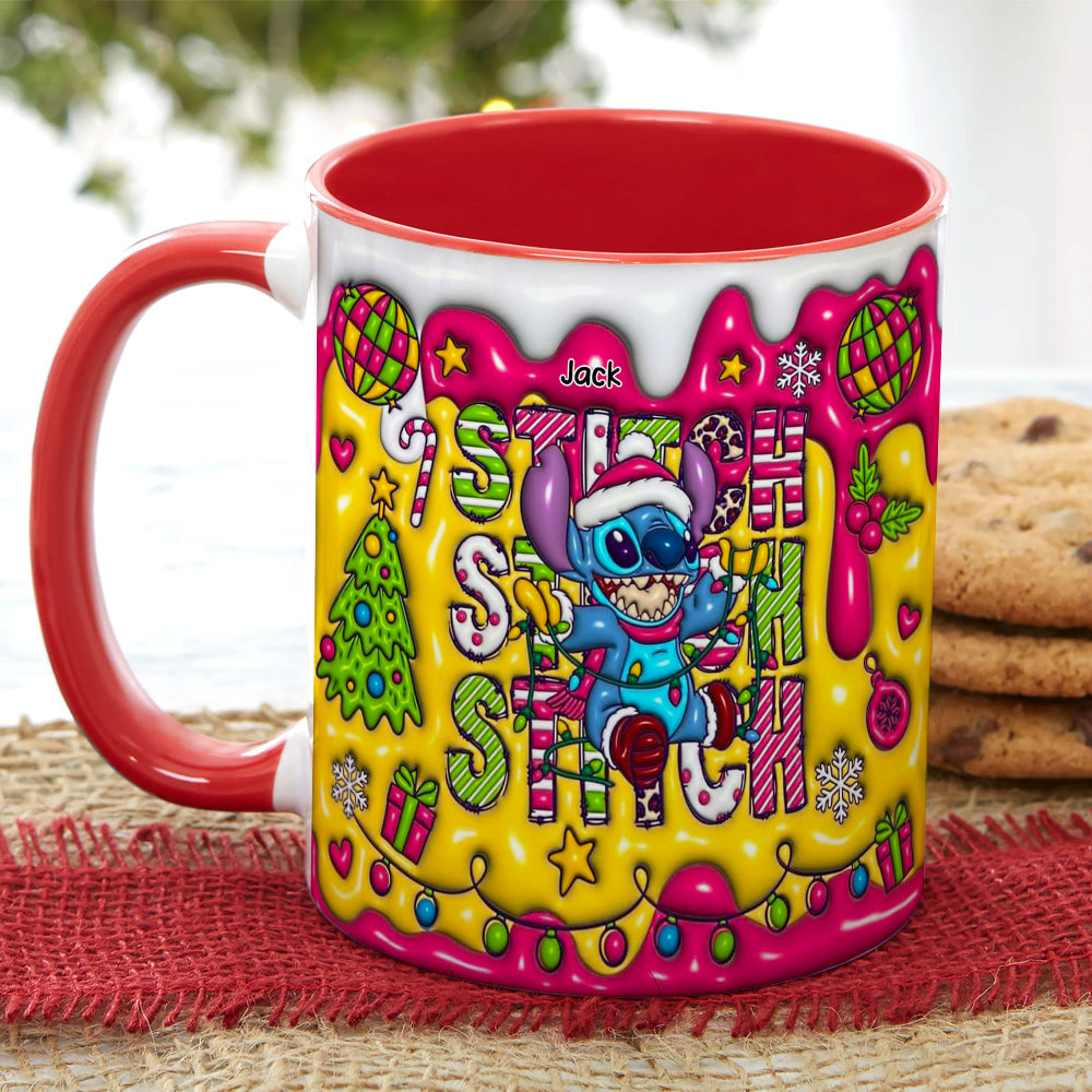 Personalized Cartoon Couple Christmas Mug | Custom Holiday Gift | Valentine's Day Gifts Coffee Mug PopCulturePrints