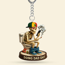 Load image into Gallery viewer, Doing Dad Sh** Plaque - Personalized Gifts for Dads Who Embrace Humor Keychains PopCulturePrints
