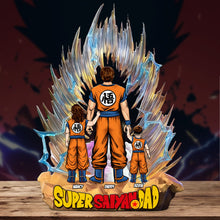 Load image into Gallery viewer, “Unleash Your Inner Hero” - Personalized Super Dad Plaque - Custom Gift for Fathers, Sons, Daughters, and Families Shaped Plaques PopCulturePrints
