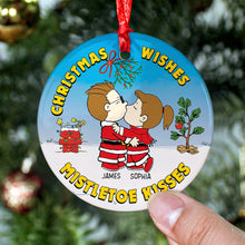 Load image into Gallery viewer, Personalized Cartoon Couple Christmas Ornament - Unique Holiday Gift for Valentine&#39;s Day Gifts Ornament PopCulturePrints
