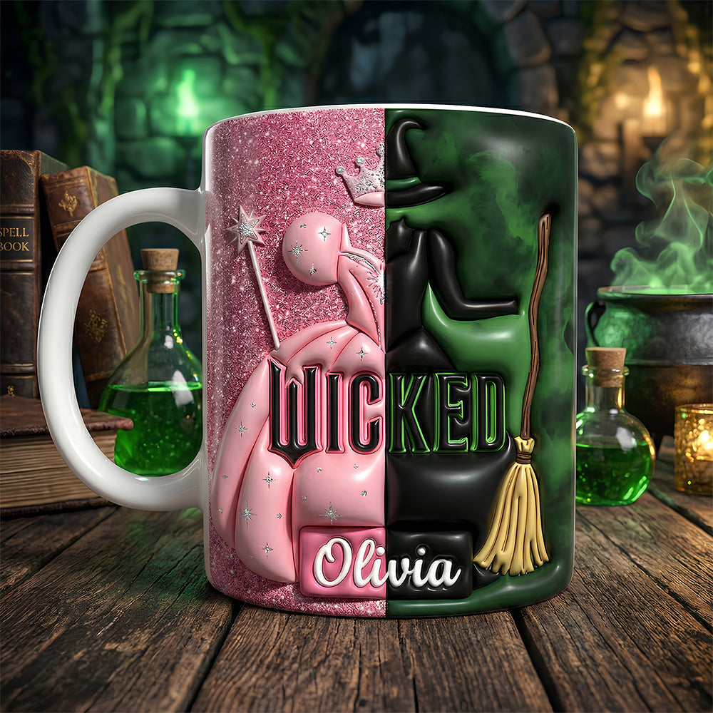 Wickedly Unique: Custom Dual Coffee Mug - Personalized Gift for Fans Coffee Mug PopCulturePrints