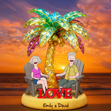 Load image into Gallery viewer, &quot;Together Forever, Handcrafted Memories&quot; - Couple Forever Acrylic Plaque, Personalized Gift for All Lovebirds Shaped Plaques PopCulturePrints
