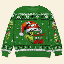 Load image into Gallery viewer, Personalized Ugly Christmas Sweater for Grandma - Be a Mimi
