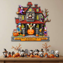 Load image into Gallery viewer, It's the Most Wonderful Time of the Year - Personalized Happy Halloween Haunted Place Wood Sign Wood Sign PopCulturePrints
