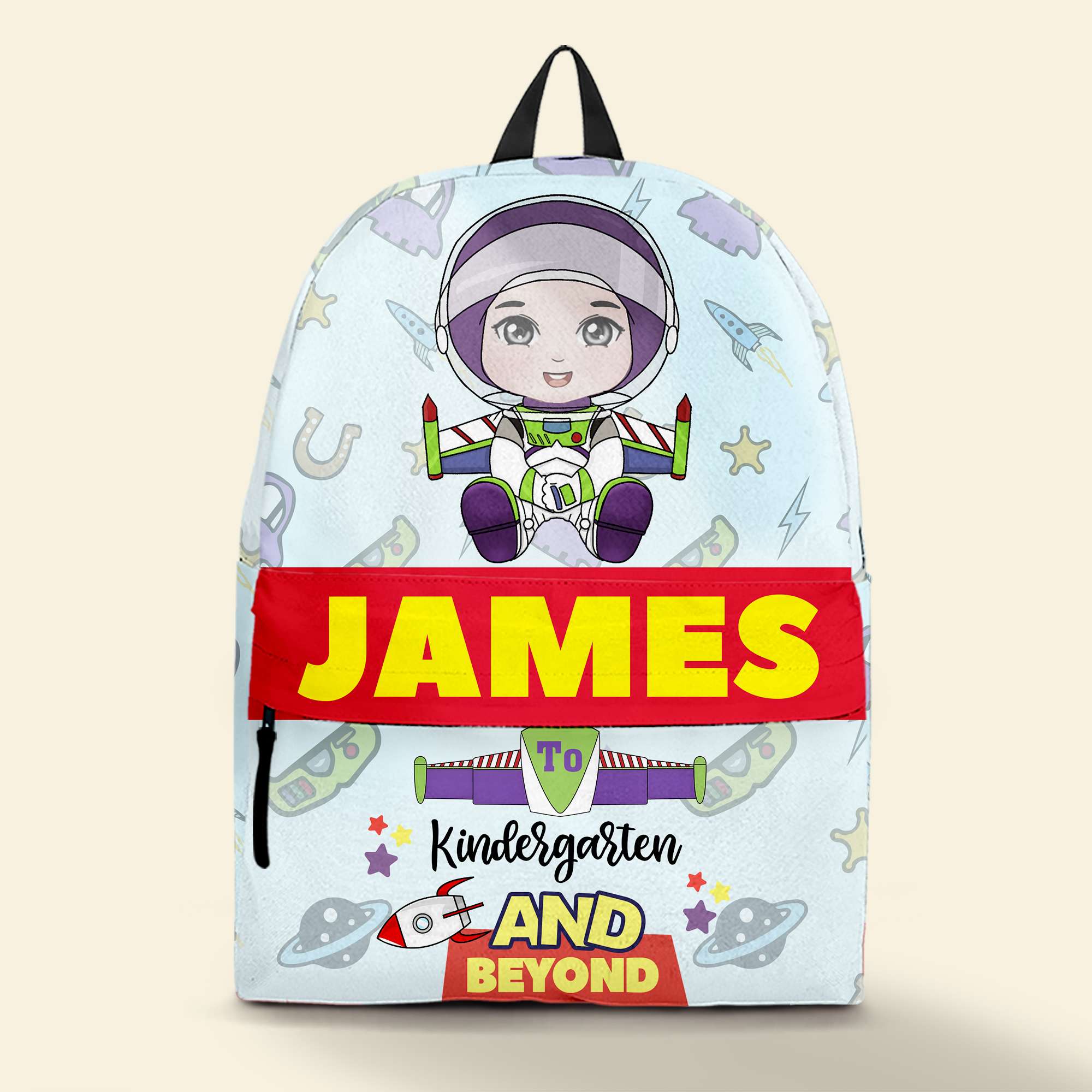 Personalized Kid's Backpack - Space Adventure Theme Backpack PopCulturePrints